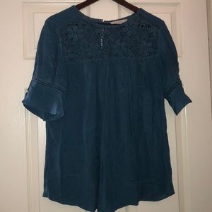 Laser cut blouse